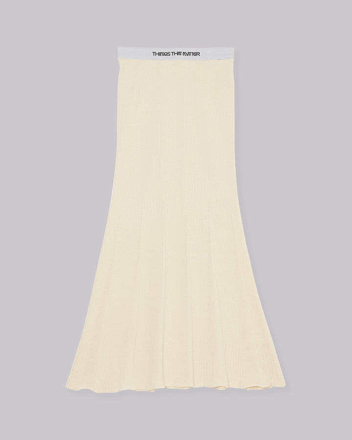 KNIT MAXI SKIRT
