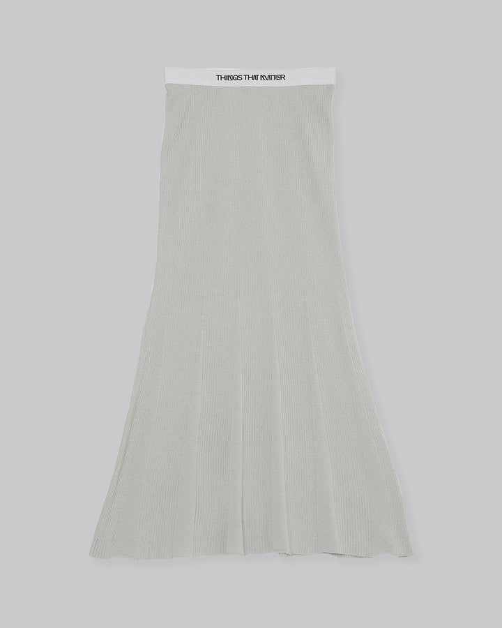 KNIT MAXI SKIRT