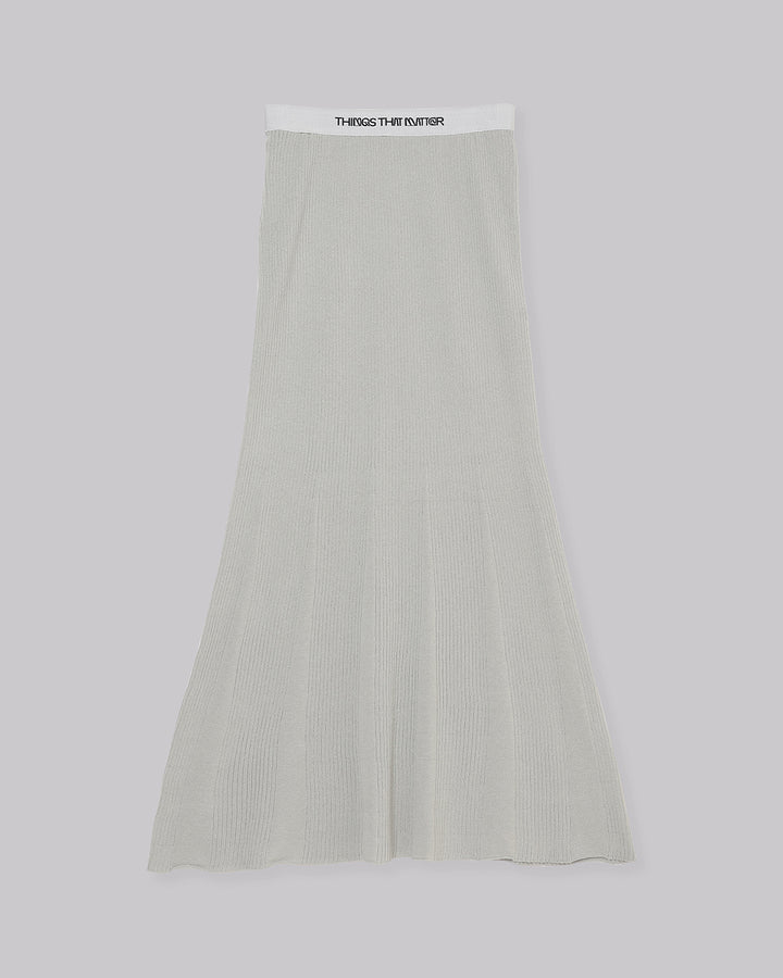 KNIT MAXI SKIRT