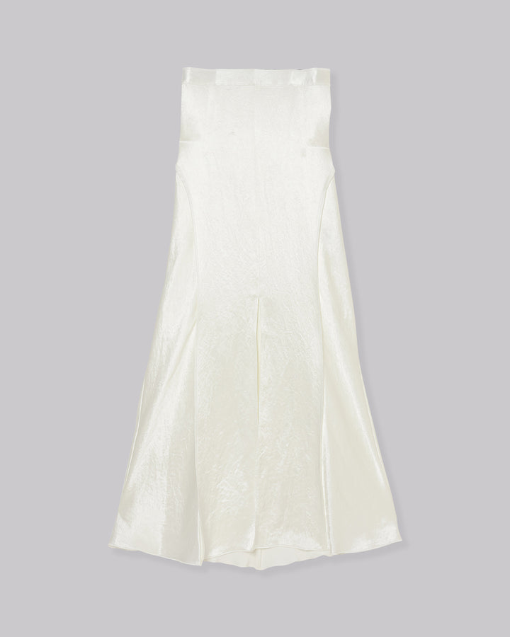 ACETATE SATIN MAXI SKIRT