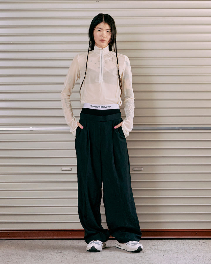 ZIPUP TULLE TOPS