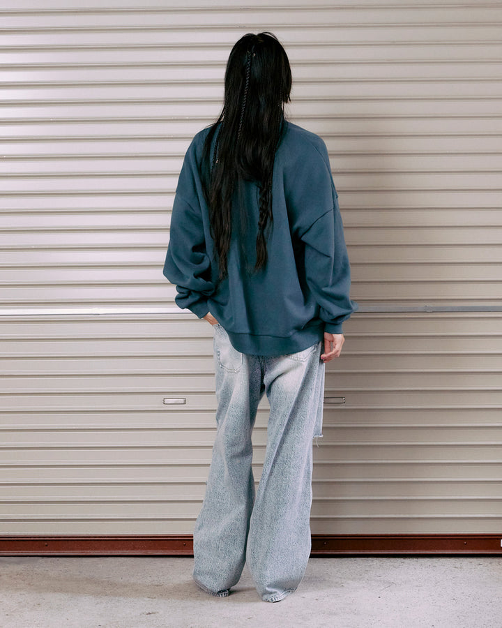 ZIPUP SWEAT BIG PULLOVER