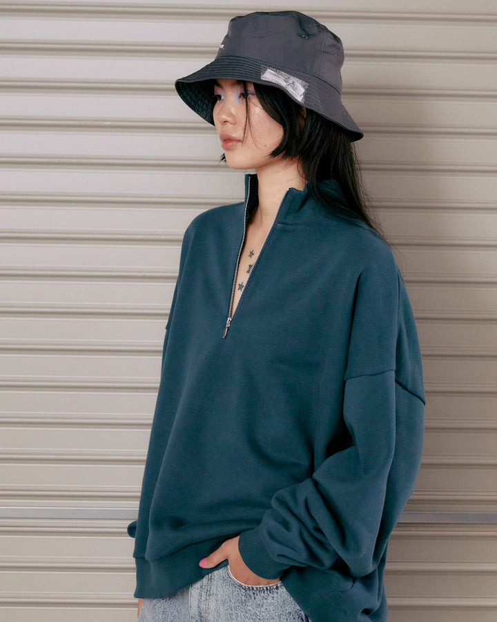 ZIPUP SWEAT BIG PULLOVER