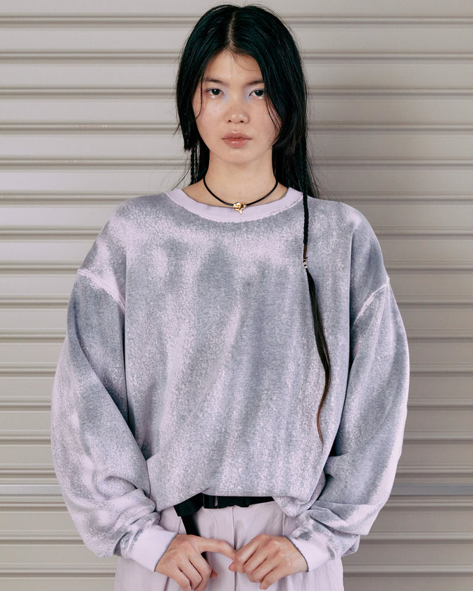 SPRAY DYEING SWEAT PULLOVER