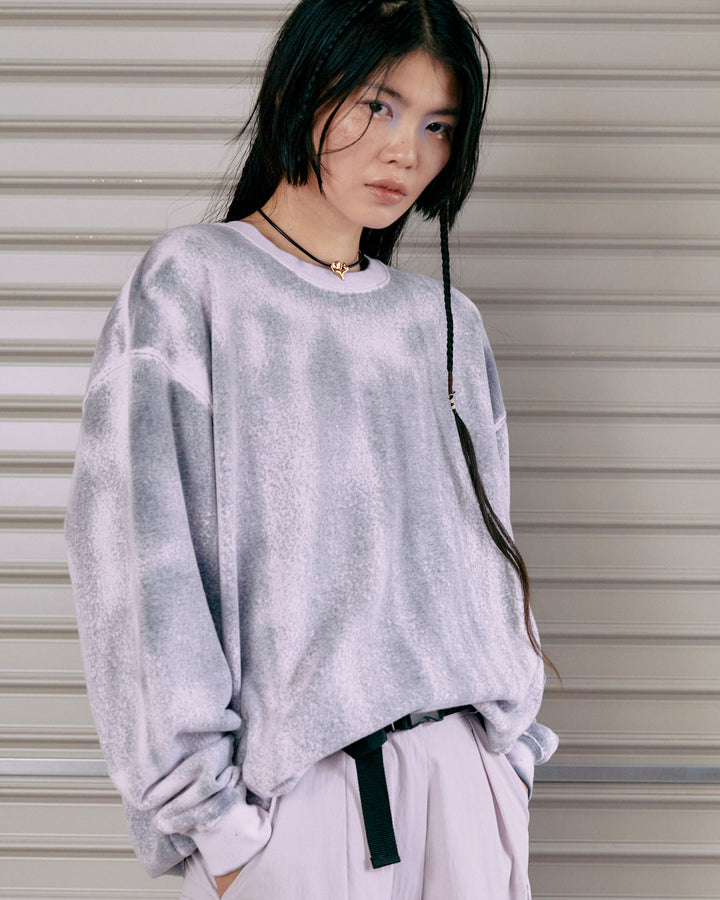 SPRAY DYEING SWEAT PULLOVER