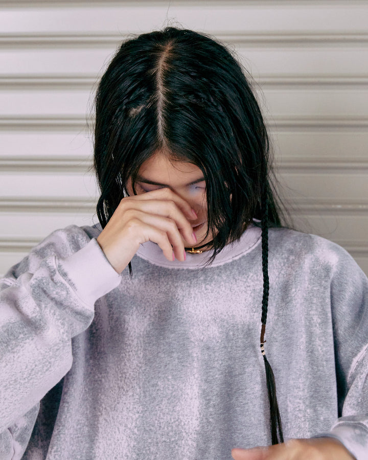 SPRAY DYEING SWEAT PULLOVER