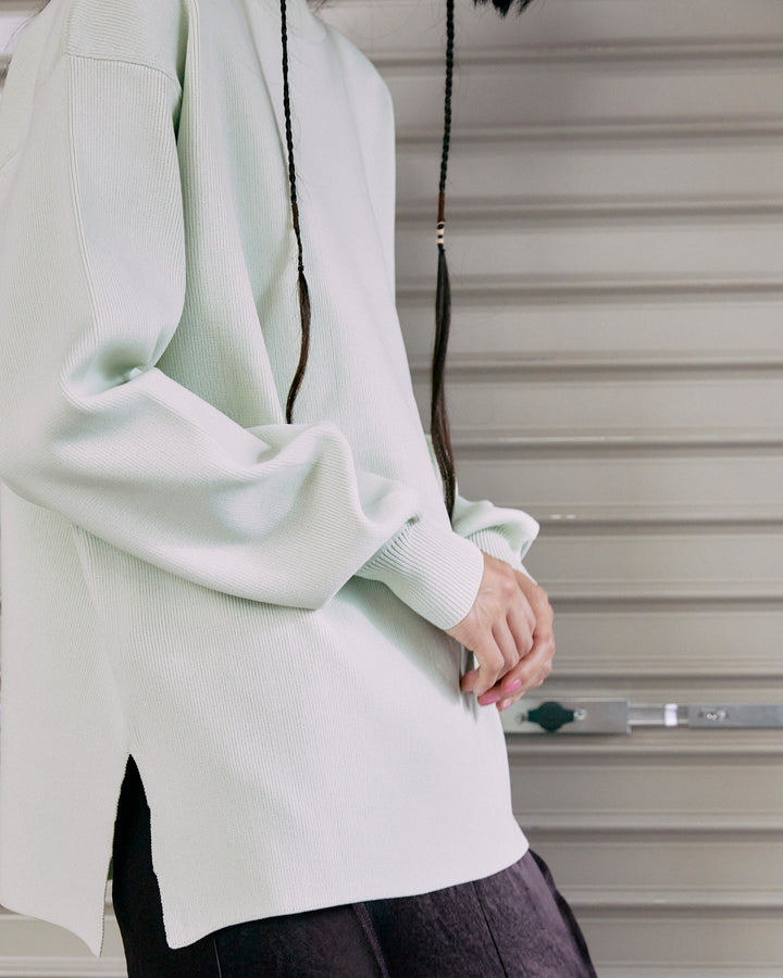 ONENESS LOGO BIG KNIT PULLOVER