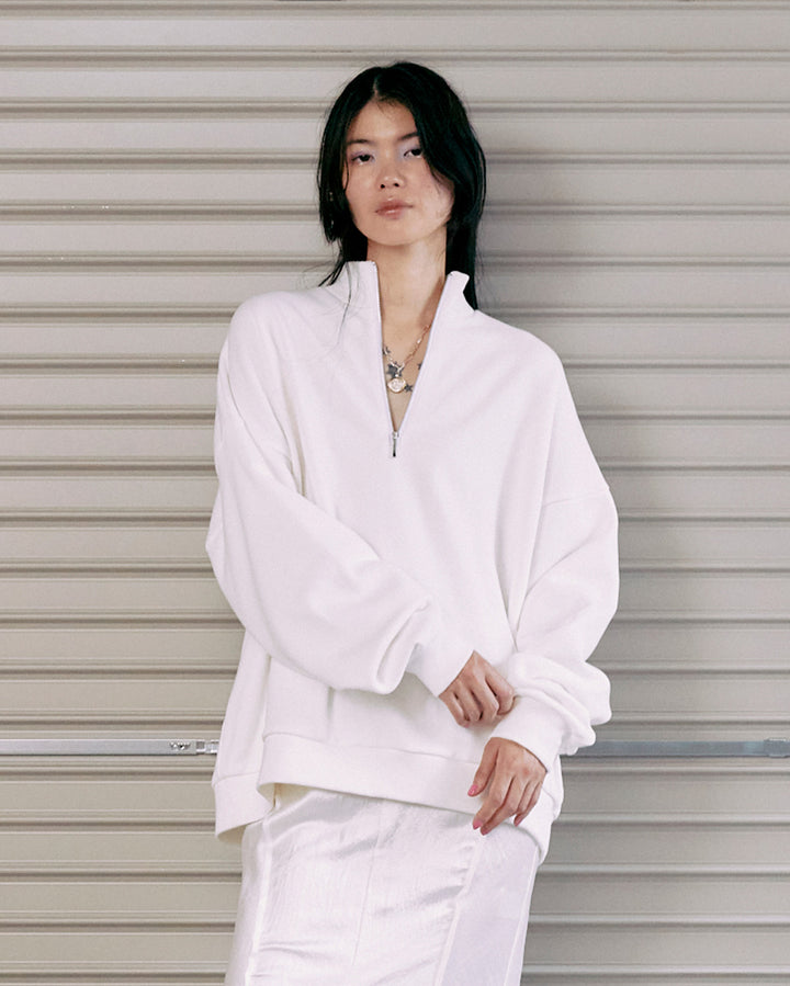 ZIPUP SWEAT BIG PULLOVER