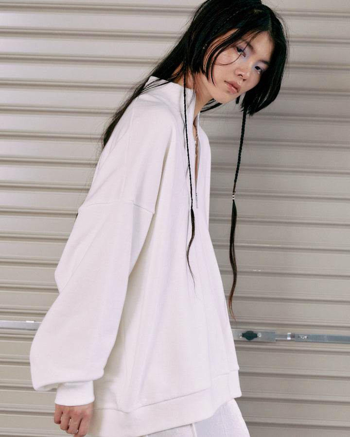 ZIPUP SWEAT BIG PULLOVER