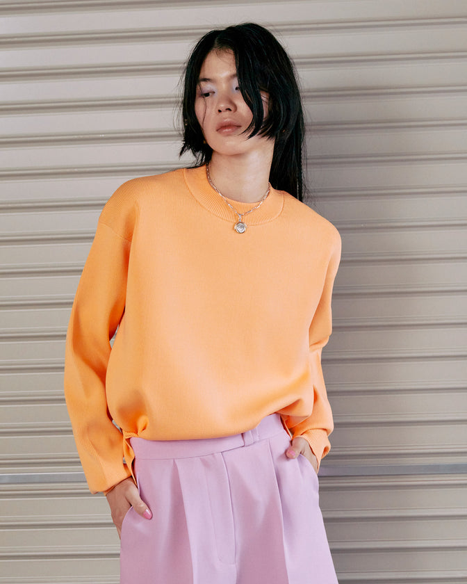 ONENESS LOGO BIG KNIT PULLOVER