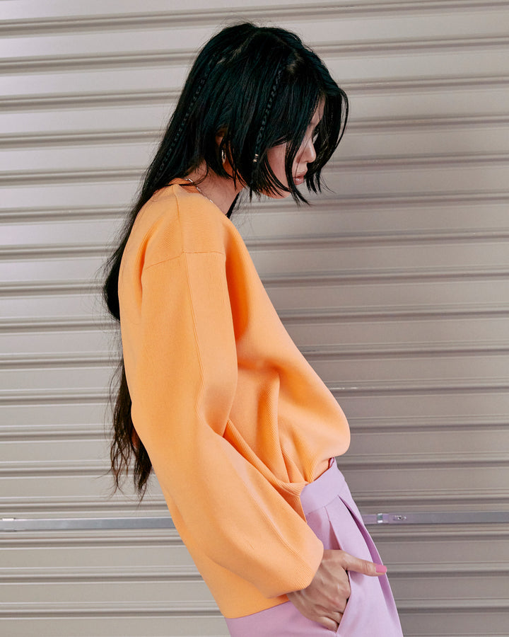 ONENESS LOGO BIG KNIT PULLOVER