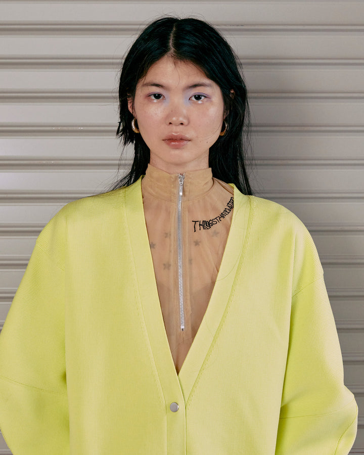 ZIPUP TULLE TOPS