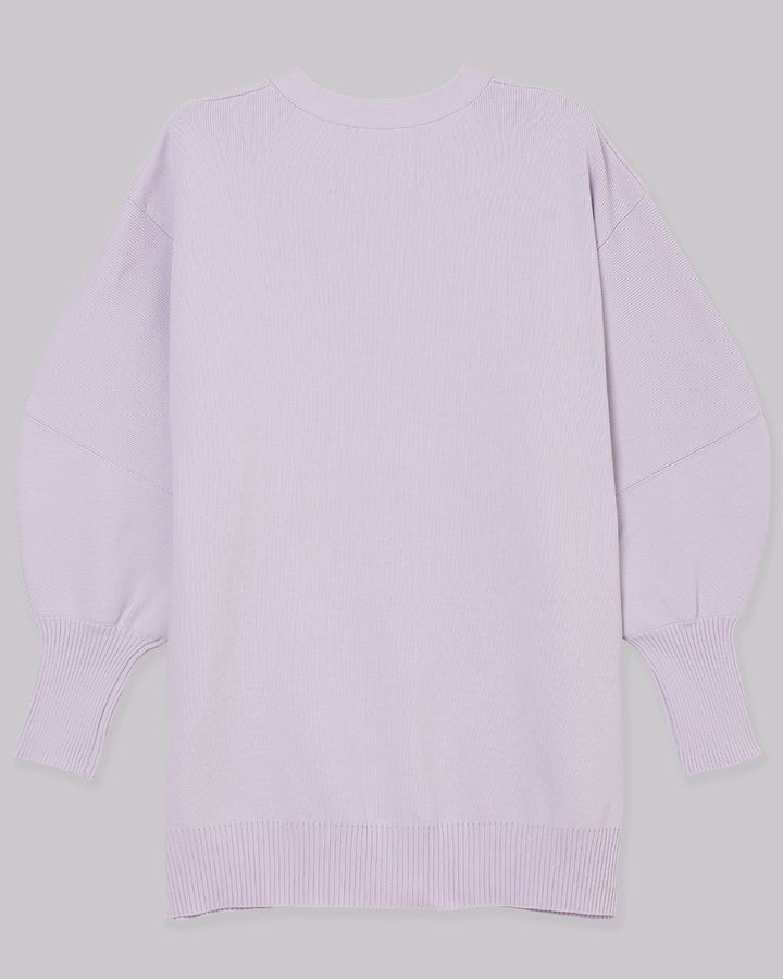 FRONT SNAP BIG KNIT CARDIGAN