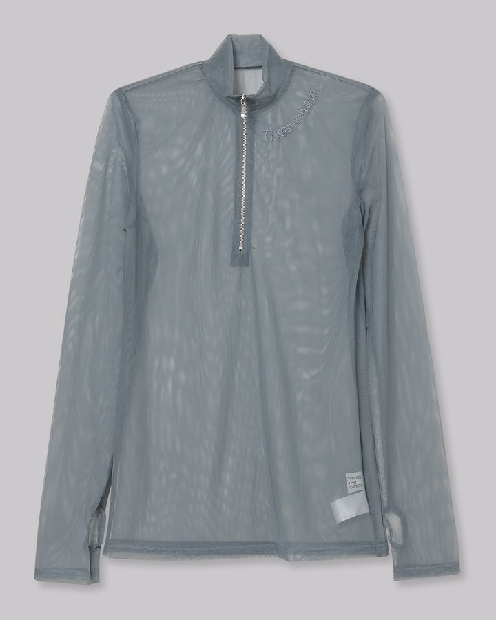 ZIPUP TULLE TOPS