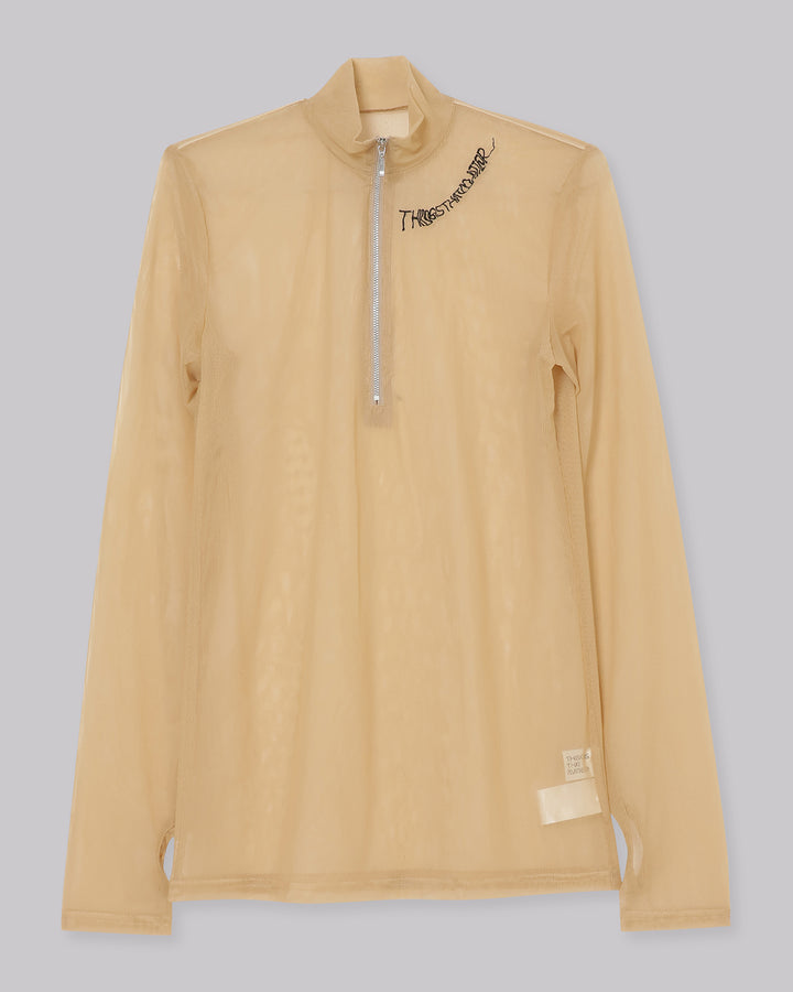 ZIPUP TULLE TOPS