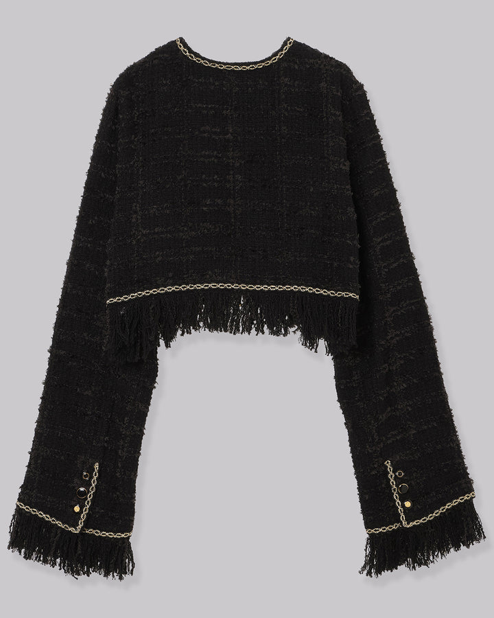 TESSILE TWEED CROPPED JACKET