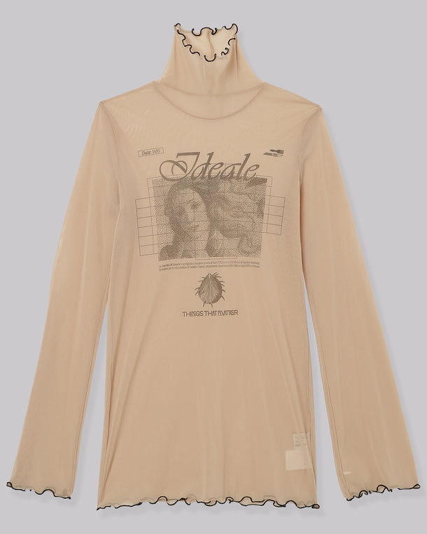 VENUS TULLE HIGH NECK TOPS