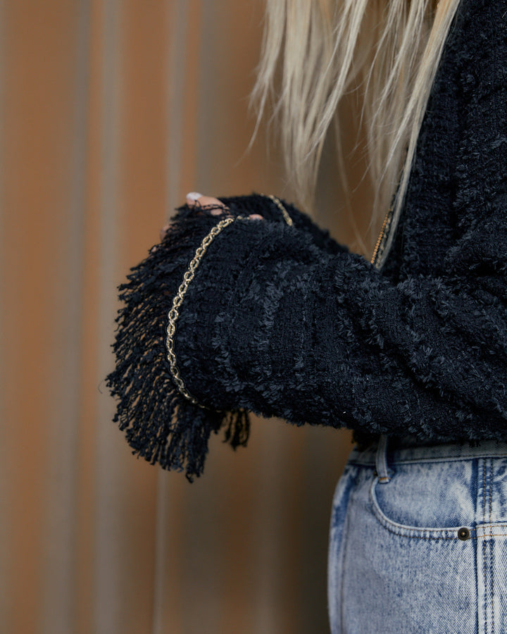 TESSILE TWEED CROPPED JACKET