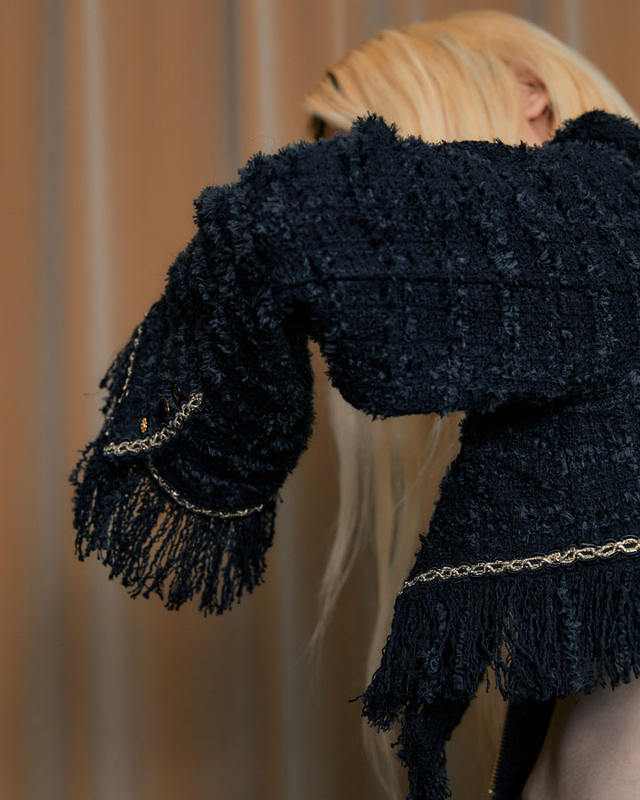 TESSILE TWEED CROPPED JACKET