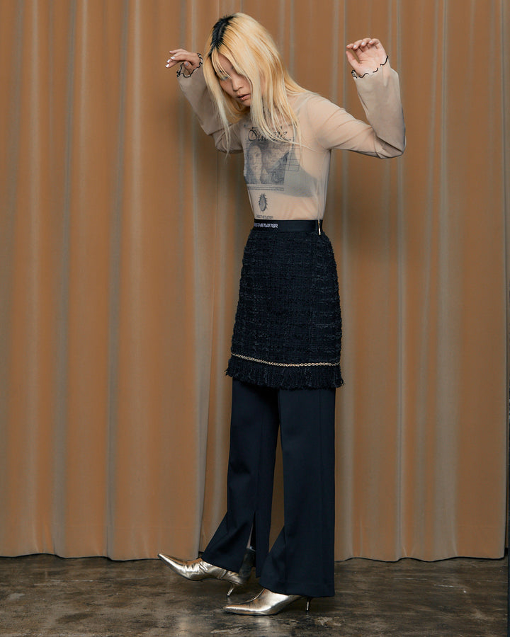 VENUS TULLE HIGH NECK TOPS