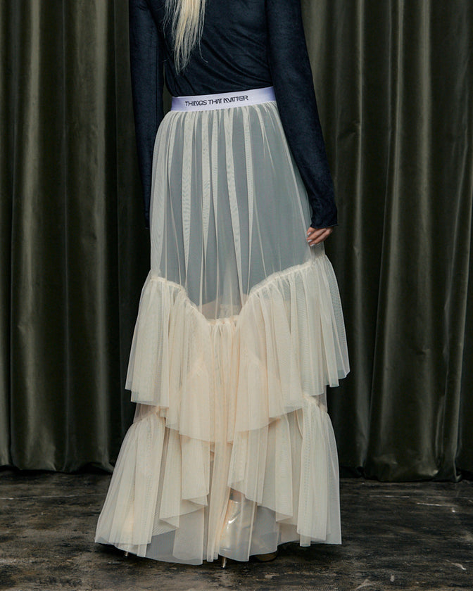TULLE RAFFLE FLAIR SKIRT