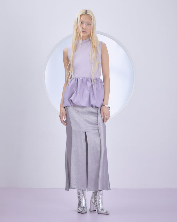 SLEEVELESS TANK & PEPLUM SET TOPS