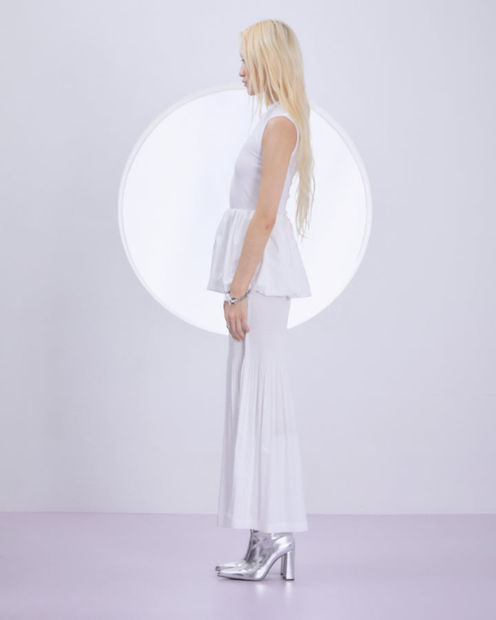 SLEEVELESS TANK & PEPLUM SET TOPS