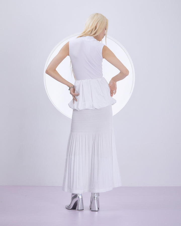 SLEEVELESS TANK & PEPLUM SET TOPS