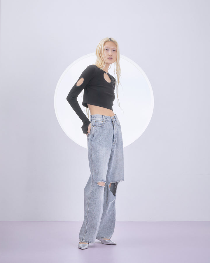CIRCLE TERECO RIB TOPS