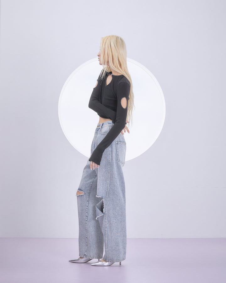 CIRCLE TERECO RIB TOPS