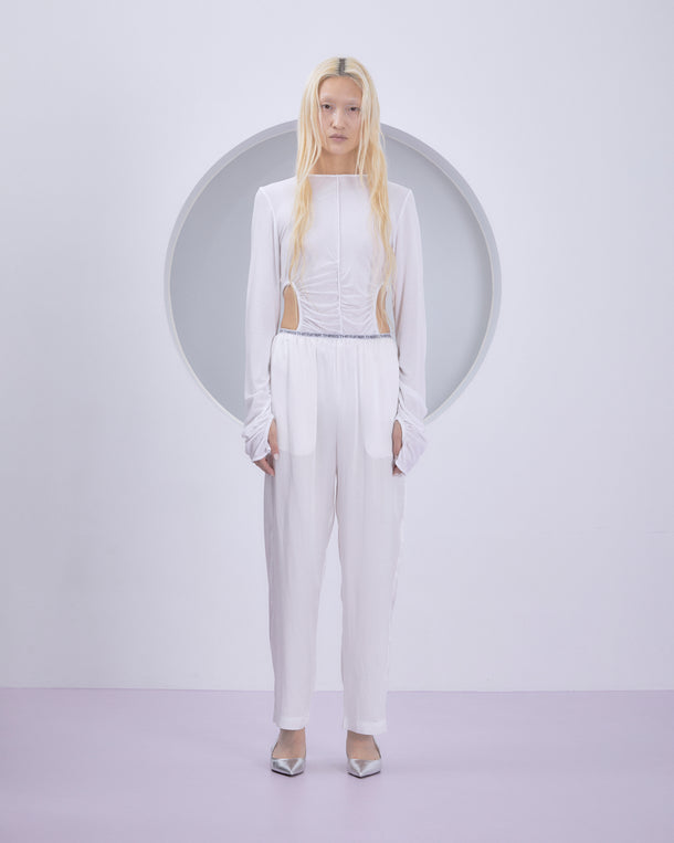 WAIST HOLE JERSEY BODY SUIT