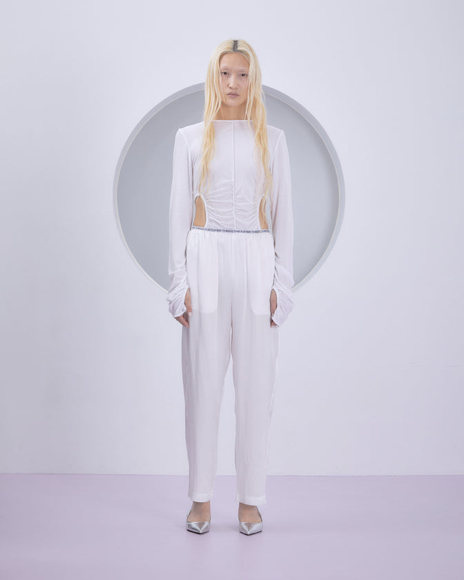WAIST HOLE JERSEY BODY SUIT