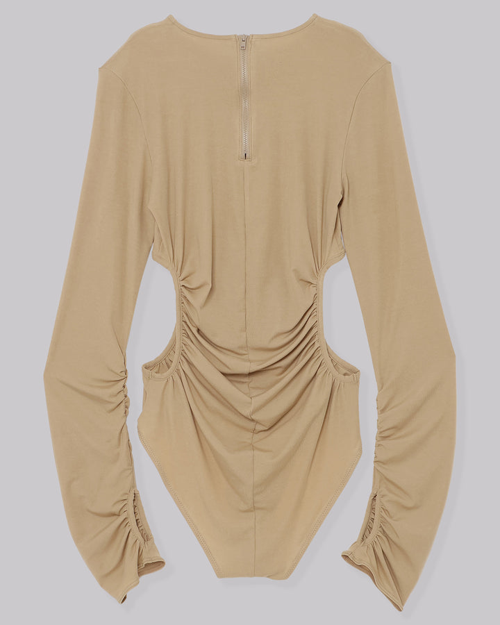 WAIST HOLE JERSEY BODY SUIT
