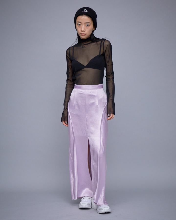 HIGH NECK TULLE TOPS