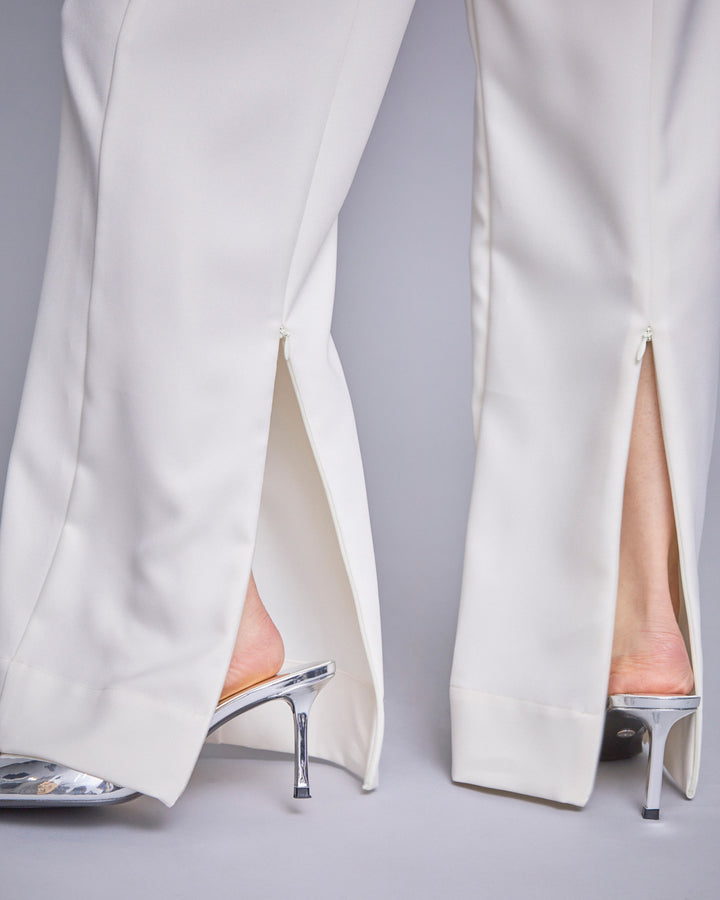 POWDER TWILL LOW WAIST PANTS