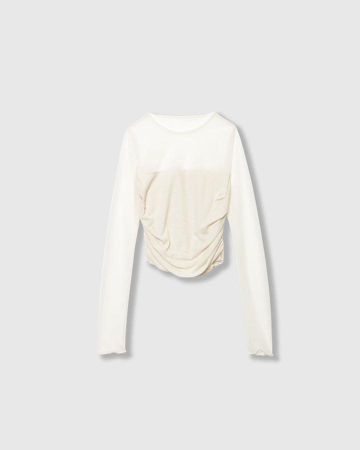 SHEER & DRAPE RIB TOPS