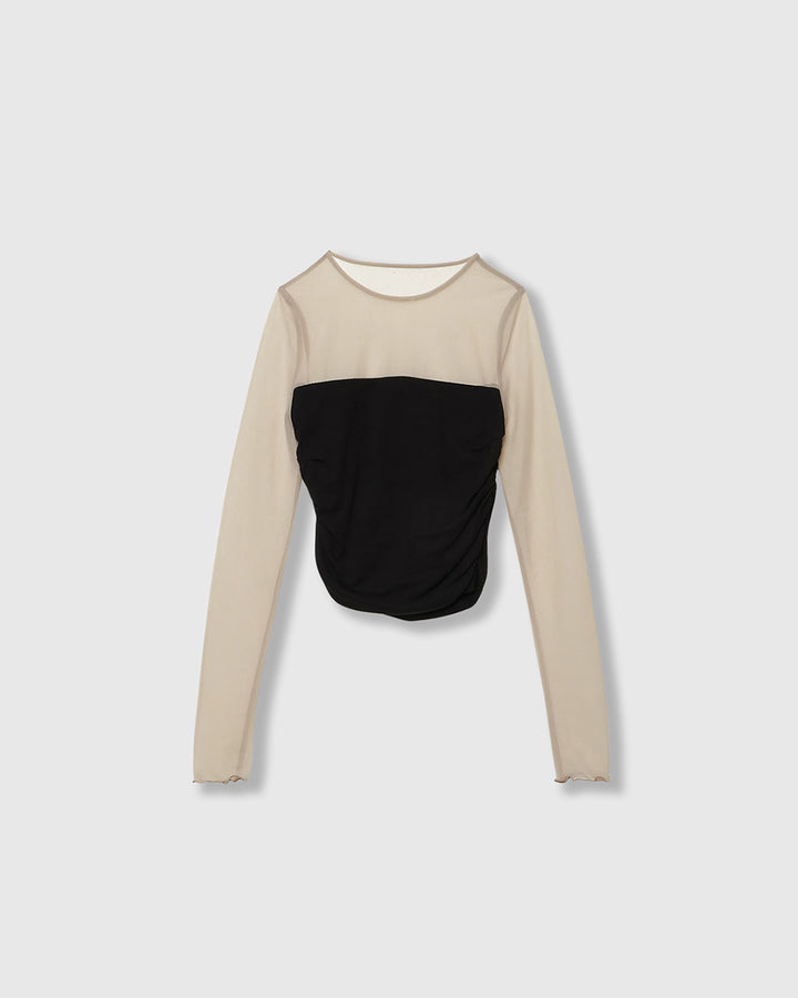 SHEER & DRAPE RIB TOPS