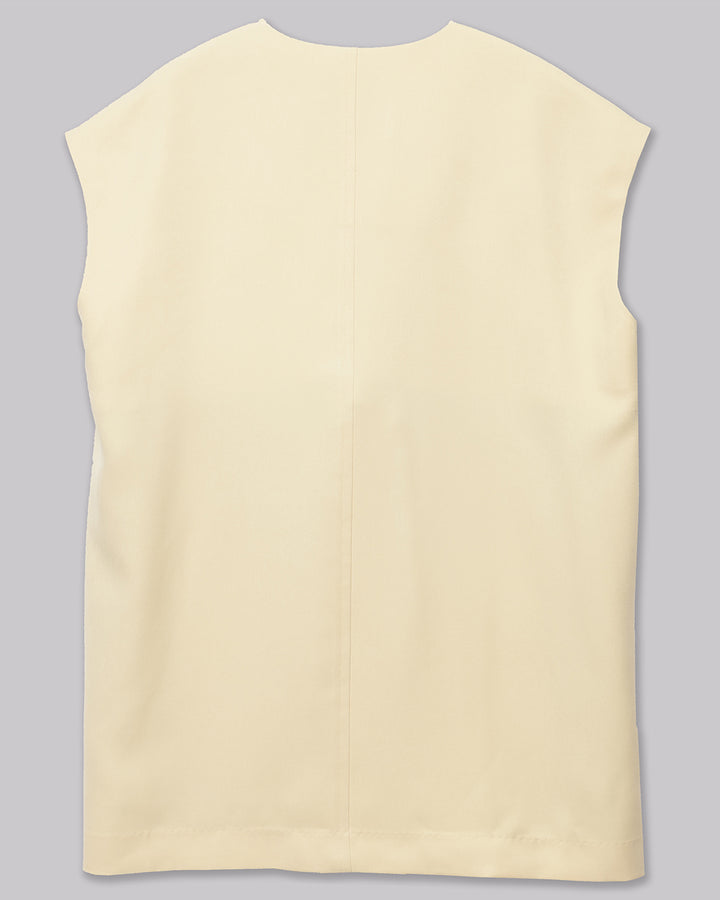 POWDER TWILL BELTED GILET