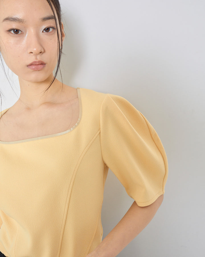 JACQUARD JERSEY BLOUSE