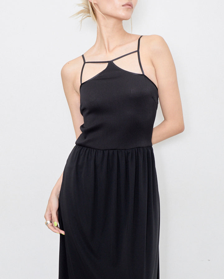 BOLERO & CAMISOLE JERSEY LONG DRESS