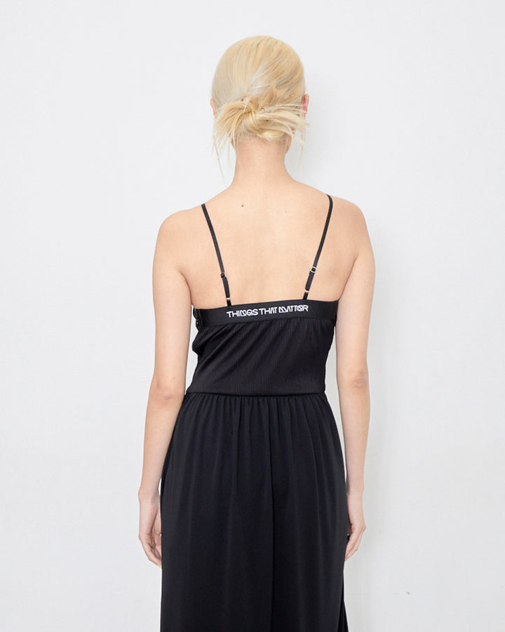 BOLERO & CAMISOLE JERSEY LONG DRESS