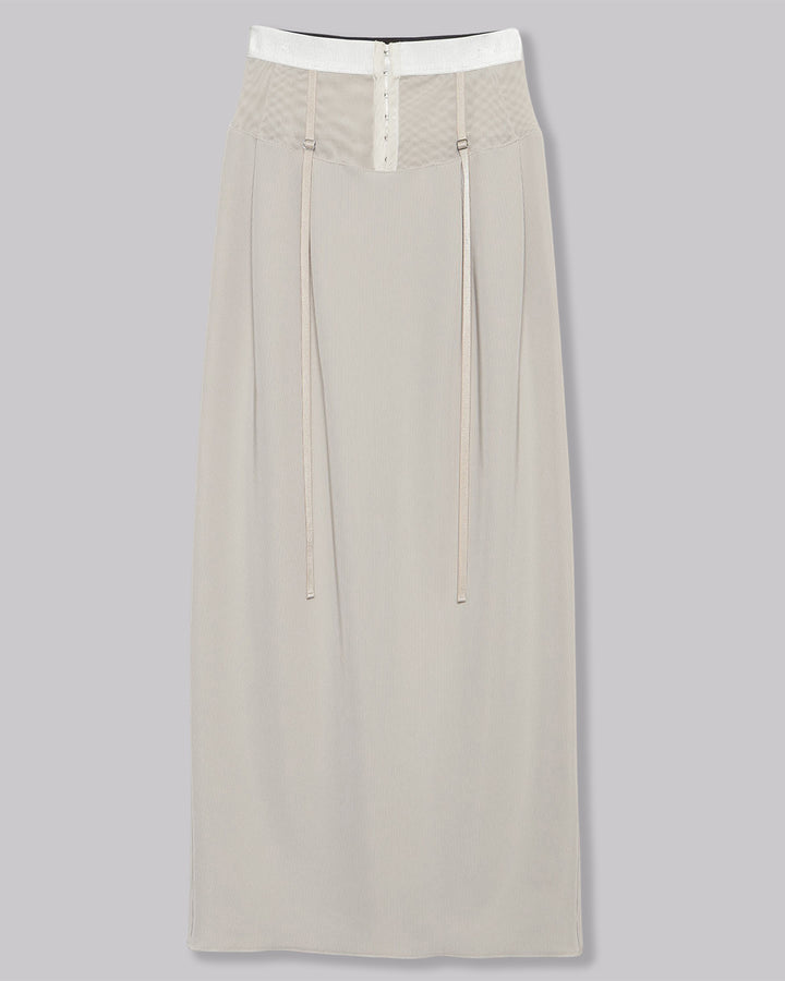 CORSET RIB NARROW SKIRT