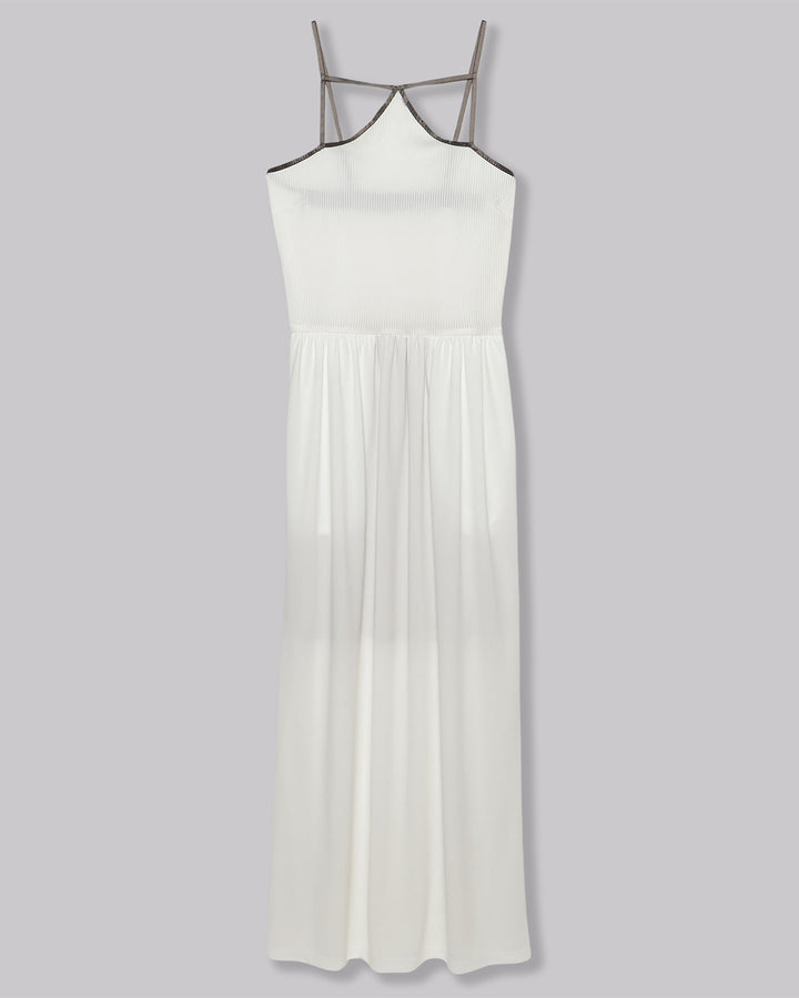 BOLERO & CAMISOLE JERSEY LONG DRESS
