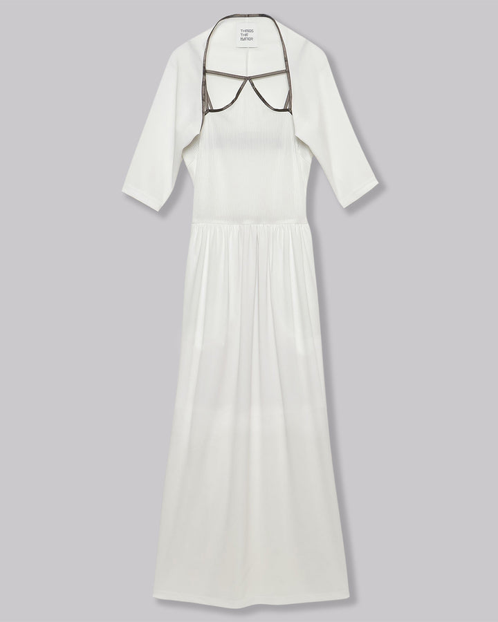 BOLERO & CAMISOLE JERSEY LONG DRESS