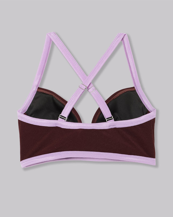 RECYCLING PILE SWIM BRALETTE