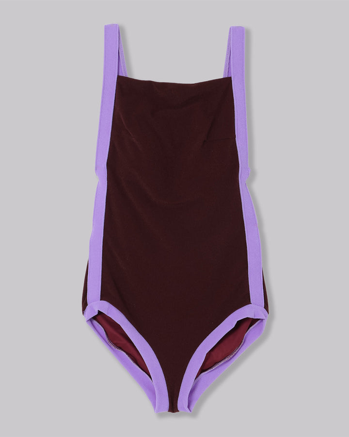 RECYCLING PILE OPEN BACK SWIM WEAR