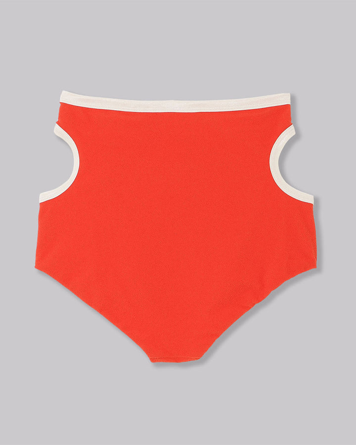 RECYCLING PILE SIDE HOLE SWIM BLOOMERS