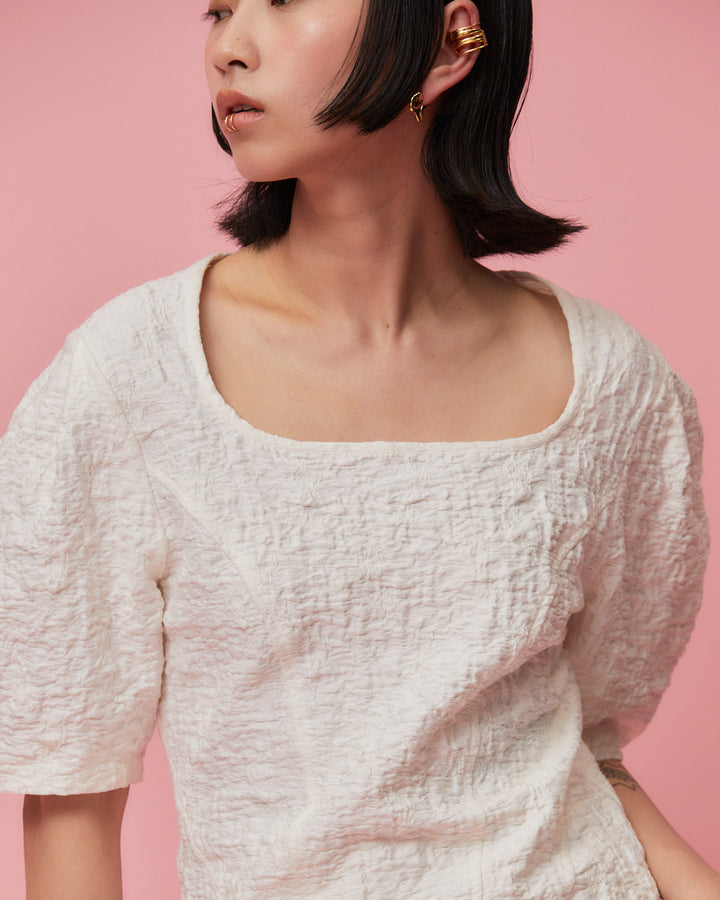 ORGANIC COTTON JERSEY MINI DRESS