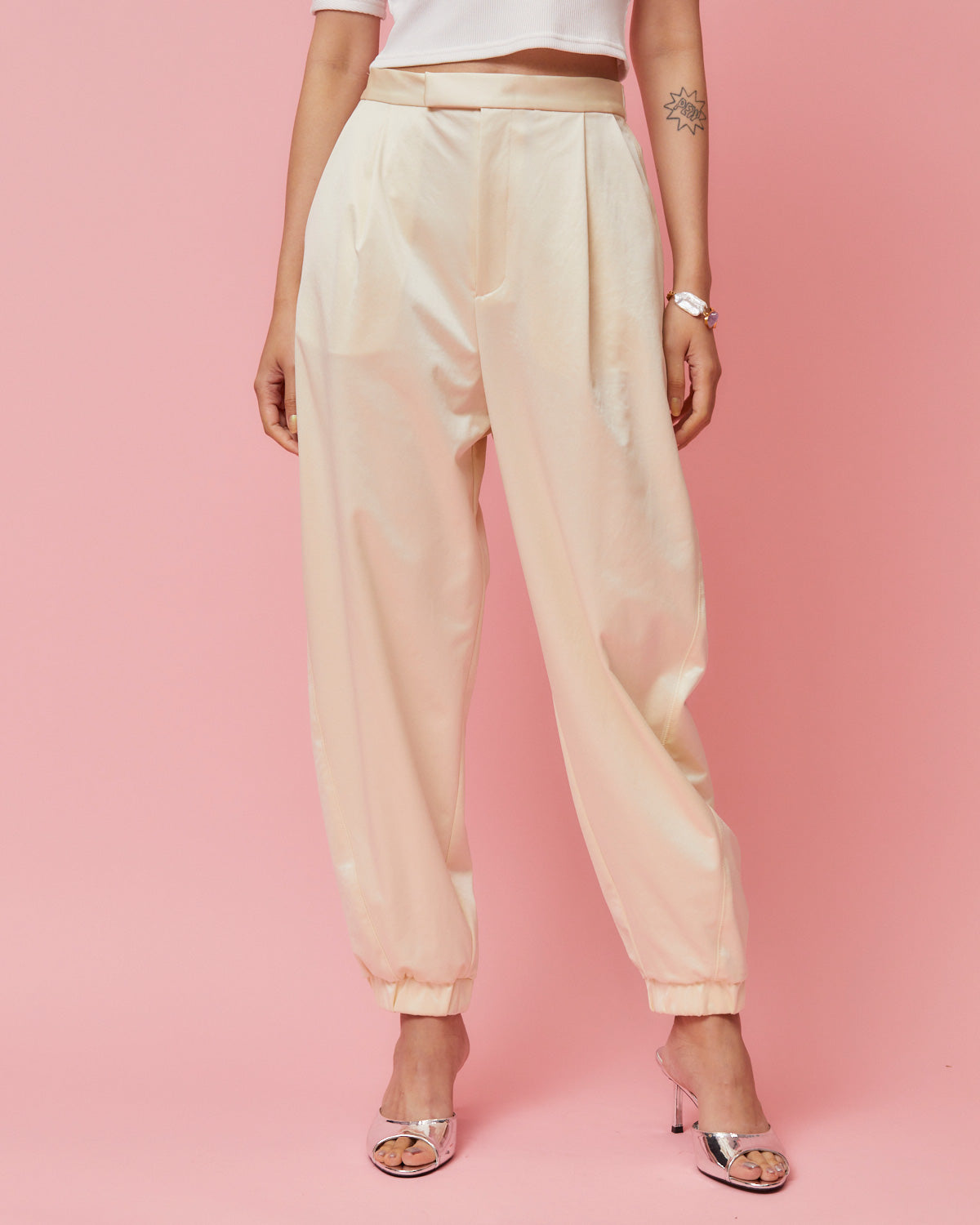 NEW SATIN JERSEY JOG PANTS | | STORE | THINGS THAT MATTER ONLINE STORE