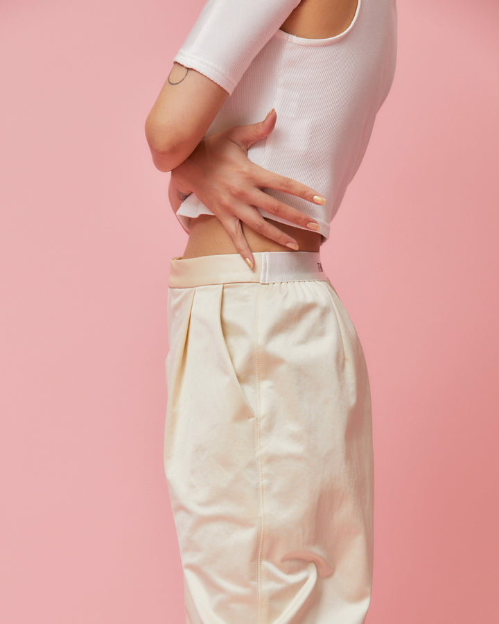 NEW SATIN JERSEY JOG PANTS